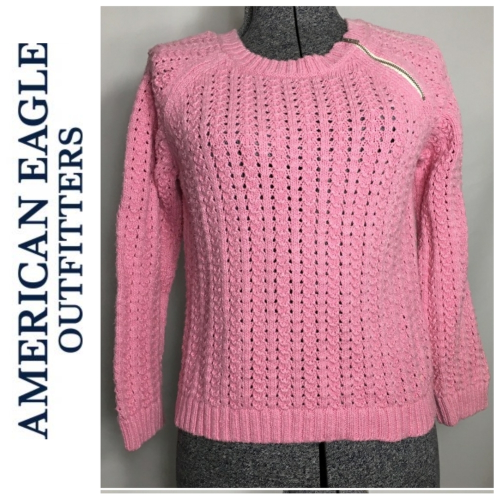 American Eagle Soft Cable Knit Sweater/